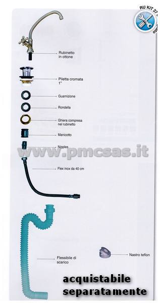 accessori lavelli da giardino 540 lav3140tuf