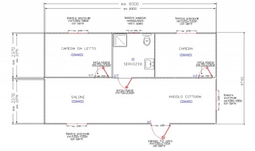 progetto modulo abitativo